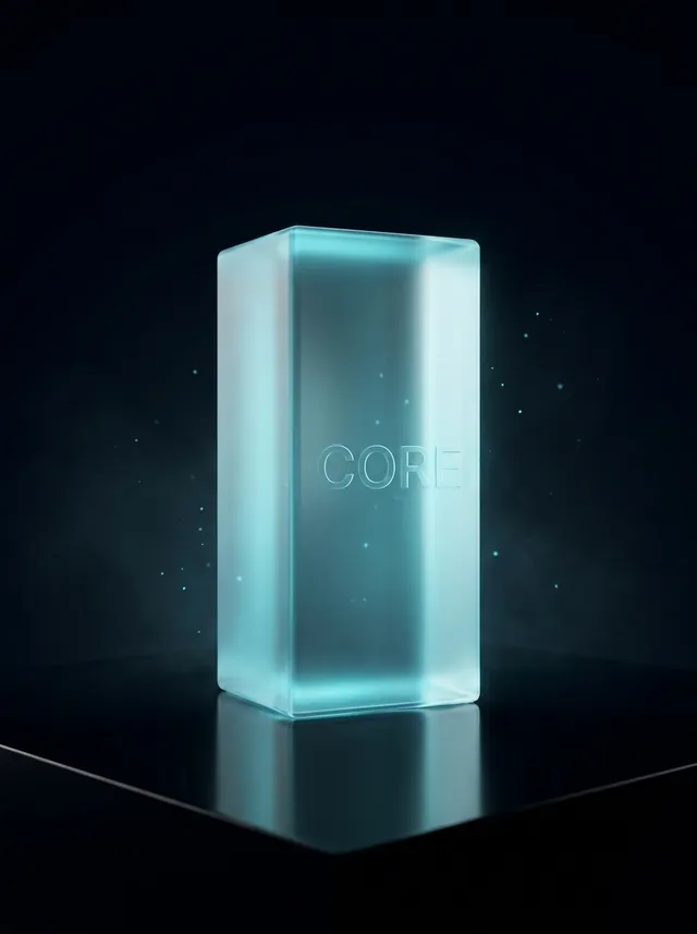 Core tier glass column